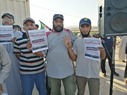 المهجرون الفلسطينيون في الشمال السوري يعتصمون ضد صفقة القرن ومؤتمر البحرين 