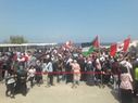 فلسطينيو سورية يعتصمون أمام السفارة الكندية في بيروت للمطالبة بالهجرة