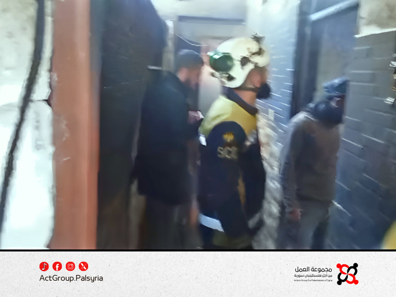 نشوب حريق في أحد منازل مخيم النيرب من دون إصابات بشرية