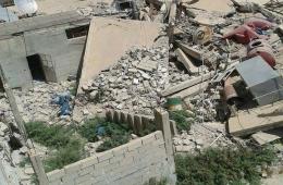 The Syrian Regular Army Explodes the House of a Former Leader in Hamas at Husseneia Camp