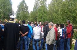 Burial of Palestinian Syrian Youth Drowned in Sweden