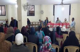 Food Aid Distribution to the Palestinians of Syria at Ein Al Hilwa Camp