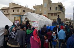 Al-Wafaa European Campaign distributes aid in Bekaa and Baalbeck Lebanon.
