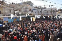 Palestinian-Syrians participate in anti UNRWA