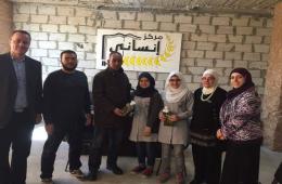 PRS in Lebanon Committee honours two students at Insani Centre in Sidon.