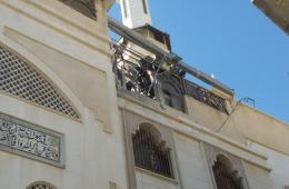 Bombing Khan Eshieh’s Al-Huda Mosque by Artillery Shell