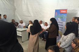 Distributing Financial Aid to the Palestinians of Syria in Turkey