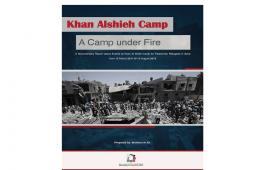 The AGPS reissued a documentary report "Khan Al Shieh Camp under Fire"