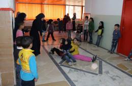 Afaq Center Starts a Psychological Support Course for the Palestinians of Syria Students at Wadi Al Zina