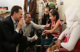 The Commissioner-General of UNRWA Checks the Conditions of the Palestinian Refugees During his Visit to Syria