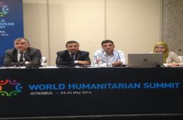 PRC Shed light the Palestinians of Syria Conditions in the World Humanitarian Summit Conference in Turkey 