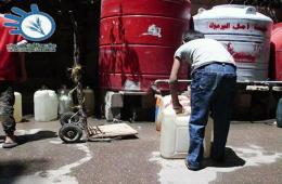 The Hope Organization Continues to Provide Water to the Yarmouk Besieged Residents