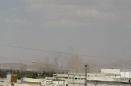 One of Khan Al Sheih Camp Residents was Injured due to a Bombing Targeted its Vicinity