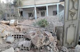 Vacuum Missiles Target khan Al Sheih Camp in the Western Damascus countryside