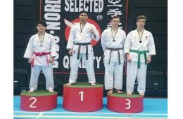 Palestinian-Syrian captures gold at Sweden’s Karate Championship.