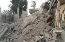Air Raids Rock Khan Al-Sheih’s Eastern Neighborhood in Damascus Suburbs