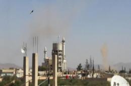 Barrel bombs dropped on environs of Khan Al-Sheih Camp