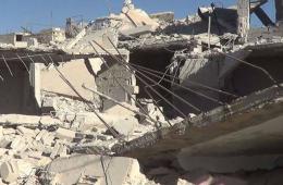 Air raid rocks Deraa Camp for Palestinian refugees in southern Syria