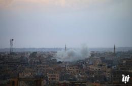 Mortars, missiles dropped on Deraa Camp, Al-Sadd Road