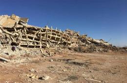 90% of civilian buildings in Aleppo-based Handarat Camp razed to ground  