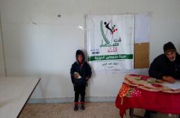 Palestine Charity Commission hands out grants to 55 orphans in Al-Muzeireeb