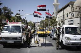 A Palestinian female  was kidnapped at a government checkpoint in Damascus
