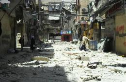 Clashes between ISIS, Tahrir AlSham Rock Yarmouk Camp