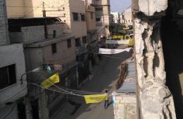 A significantly reduced number of Palestinian families displaced from Syria in the Ain al-Hilweh camp