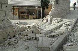 Jaramana camp in the Damascus suburbs bombarded with mortar shells