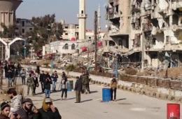 The regime reopens the Babilla crossing amid a complete siege on Yarmouk camp