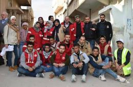 The Charitable Association and Red Crescent end their medical week at the Khan Al-Sheih camp in the suburbs of Damascus