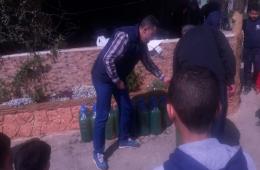 In-kind assistance distributed to 24 Palestinian families in the Lebanese Beqaa