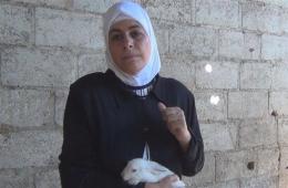 Palestinian refugee “Om Sameeh” prepares her last supper for the poor in Ghouta