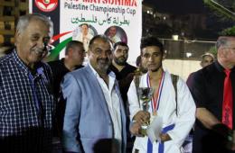 Palestinian from Syria in Lebanon Placed First at Palestine Karate Championship 