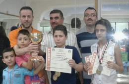 Palestinian Boy Wins 1st Place in Damascus Chess Tournament 
