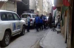 UNRWA Delegation Inspects Schools, Facilities in Yarmouk Camp