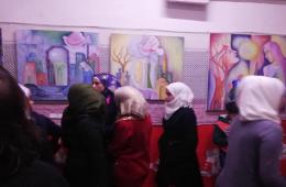 Art Exhibition Held in Jaramana Camp
