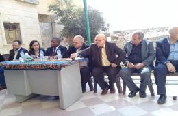 UNRWA Delegation Visits Handarat Camp for Palestinian Refuges