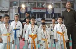 Residents of AlNeirab Camp for Palestinian Refugees Garner 11 Medals at Aleppo’s Karate Championship
