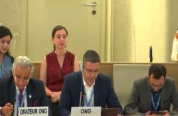 AGPS & PRC Underscore Calamitous Situation of Palestinian Women in Syria at UNHRC