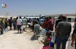 Water Crisis Rocks Deir Ballout Camp for Palestinian Refugees North of Syria