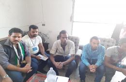 Delegation of Arab Students Union Shows Up in Handarat Refugee Camp