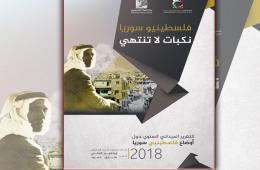 AGPS, PRC Release 2018 Annual Report about Situation of Palestinians of Syria