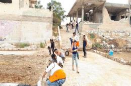 Volunteers Take Part in Reconstruction of Handarat Camp