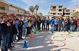 Leisure Activities Held in Daraa Camp for Palestinian Refugees