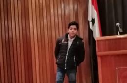 Palestinian Boy Wins Silver Medal at Damascus Short Story Competition 