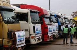 Humanitarian Aid Dispatched from 1948 Occupied Palestine to Displaced Families in Idlib