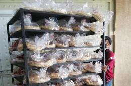 Humanitarian Aid Items Distributed to Palestinian Refugees in Lebanon’s Displacement Camps