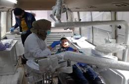 Mobile Dental Clinic Installed in Khan Dannun Camp