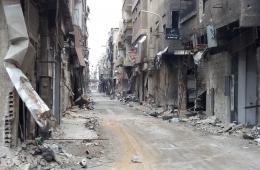 Handful of Displaced Families Return to Yarmouk Camp